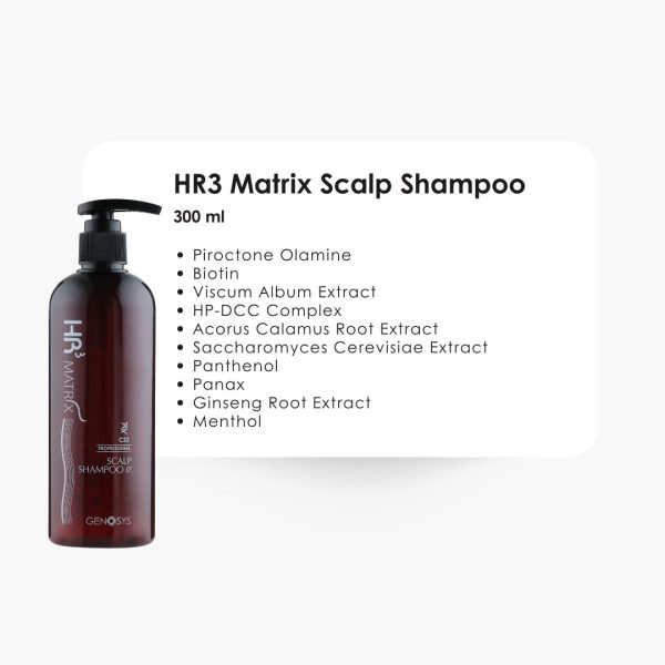 HR3 Matrix Scalp Shampoo  300 ml - Görsel 2