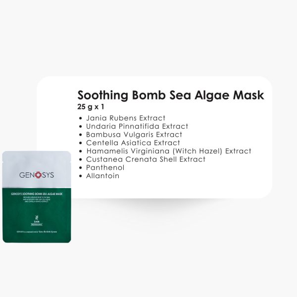 Genosys Soothing Bomb Sea Algae Mask-SAM - Görsel 2